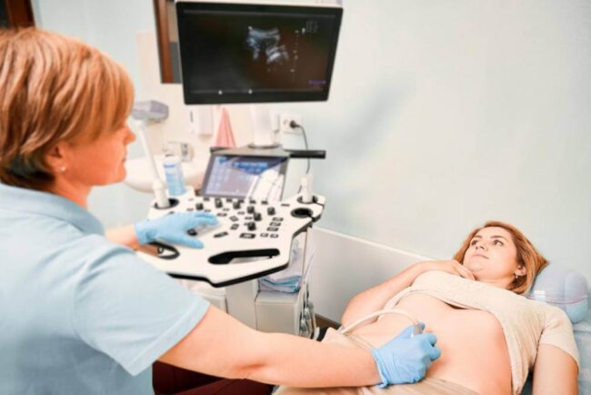Formazione iperecogena nell’utero (1)